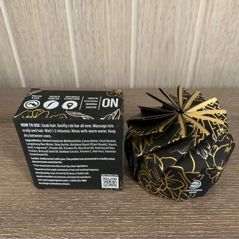 Viori Pikake Jasmine Hawaii Exclusive Solid Conditioner Shampoo Bar Set